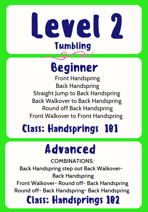 Tumbling classes